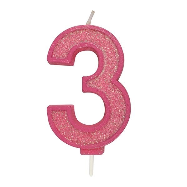 Culpitt Cijferkaars #3 Roze met Glitter Culpitt Cijferkaars #3 Roze met Glitter