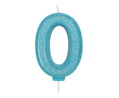 Culpitt Cijferkaars #0 Blauw met Glitter Culpitt Cijferkaars #0 Blauw met Glitter