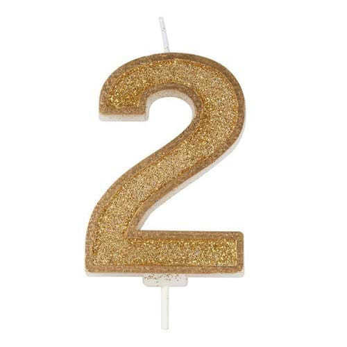 Culpitt Cijferkaars #2 Goud met Glitter Culpitt Cijferkaars #2 Goud met Glitter