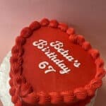 Red Heart Cake 150x150