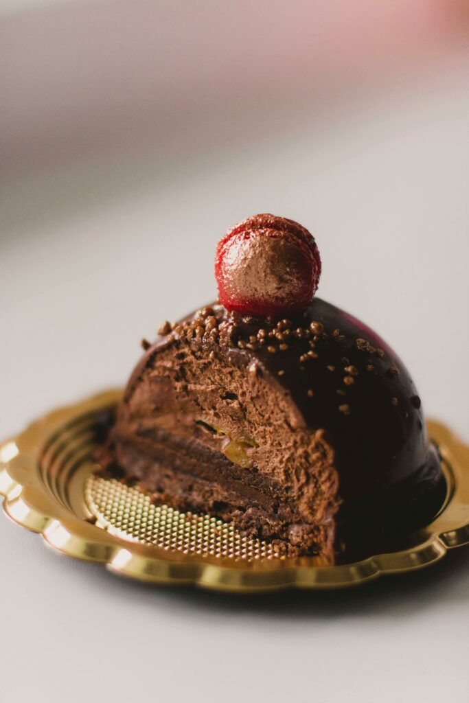 Mono mousse gebakjes