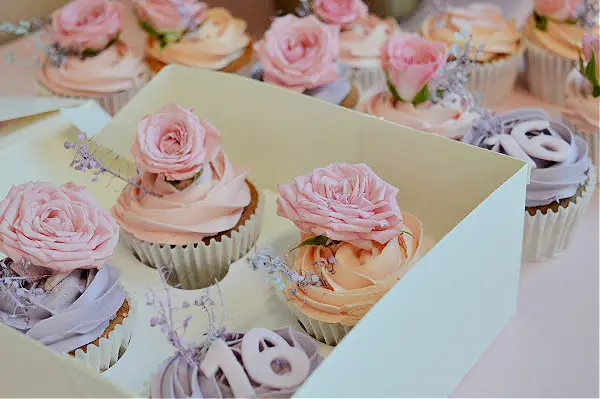 Cupcakes pastel cijfer