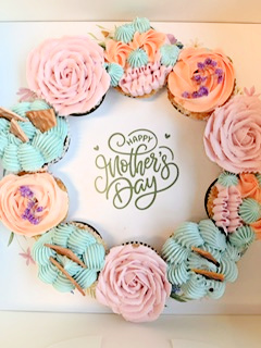 Moederdag cupcakes doos, 10 st